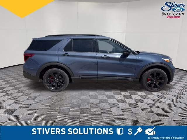 2021 Blue Metallic Ford Explorer ST 4X4 SUV