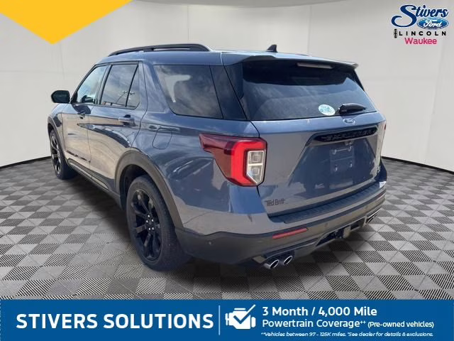 2021 Blue Metallic Ford Explorer ST 4X4 SUV