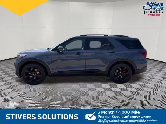 2021 Blue Metallic Ford Explorer ST 4X4 SUV