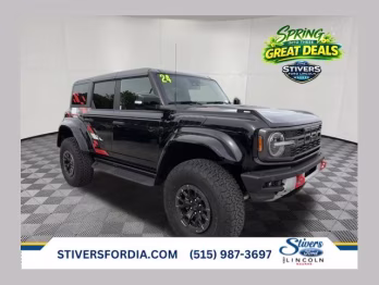 2024 Shadow Black Ford Bronco Raptor 4X4 SUV