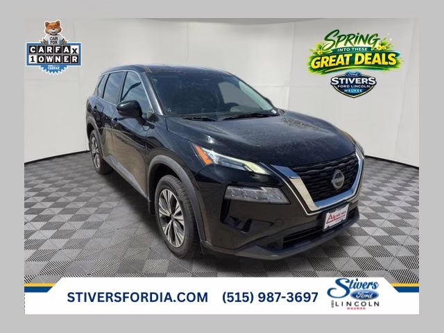 2022 Super Black Nissan Rogue SV FWD SUV