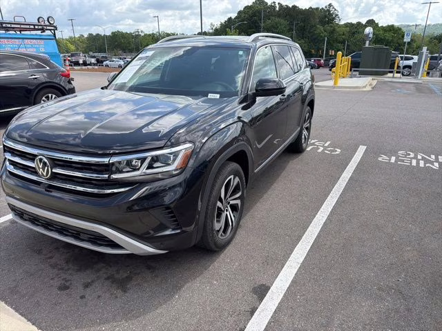 2021 Deep Black Pearl Volkswagen Atlas SEL Premium AWD SUV