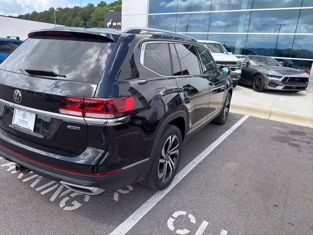 2021 Deep Black Pearl Volkswagen Atlas SEL Premium AWD SUV