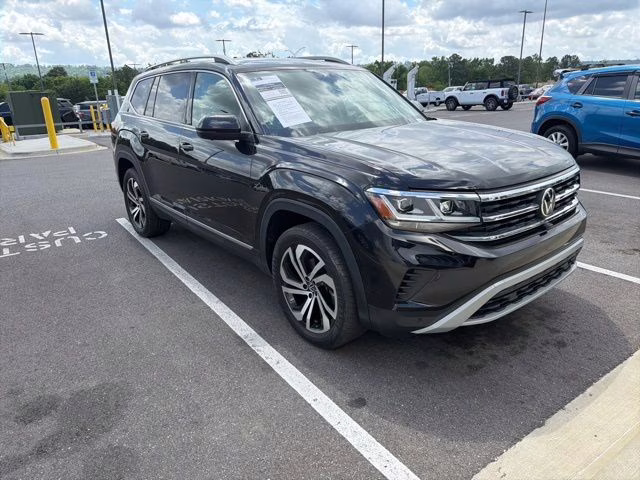 2021 Deep Black Pearl Volkswagen Atlas SEL Premium AWD SUV