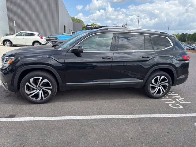 2021 Deep Black Pearl Volkswagen Atlas SEL Premium AWD SUV