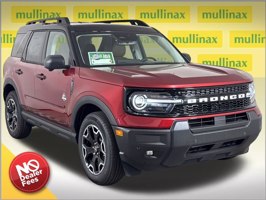 2026 Ruby Red Metallic Tinted Clearcoat Ford Bronco Sport Outer Banks 4X4 SUV