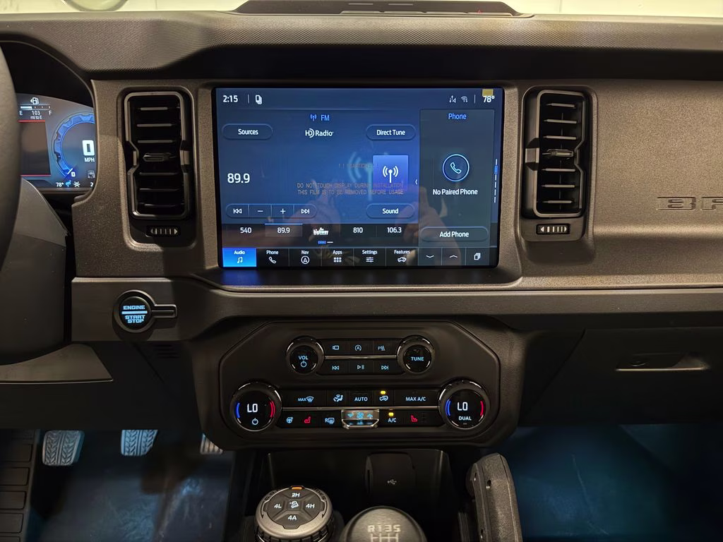 2026 Velocity Blue Metallic Ford Bronco Badlands 4X4 SUV