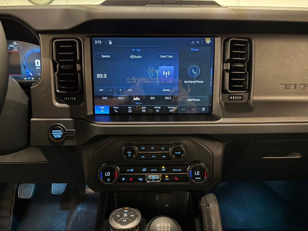 2026 Velocity Blue Metallic Ford Bronco Badlands 4X4 SUV