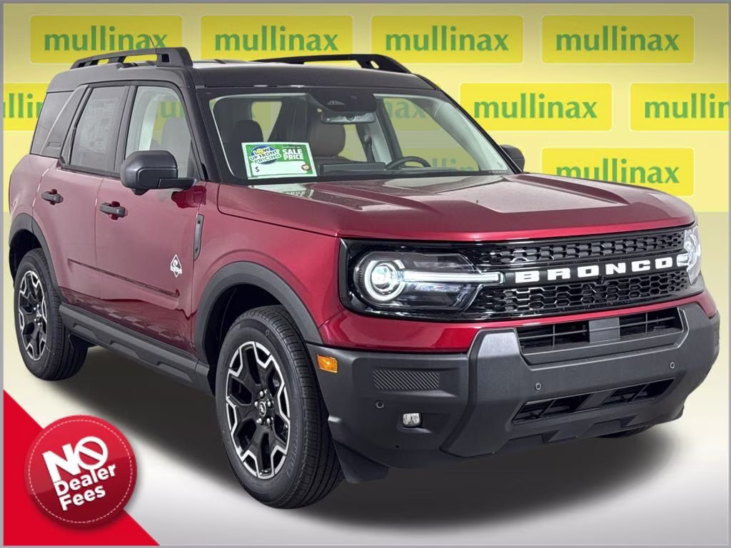 2026 Ruby Red Metallic Tinted Clearcoat Ford Bronco Sport Outer Banks 4X4 SUV