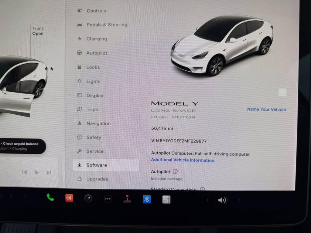 2021 Pearl White Multi-Coat Tesla Model Y Long Range AWD SUV