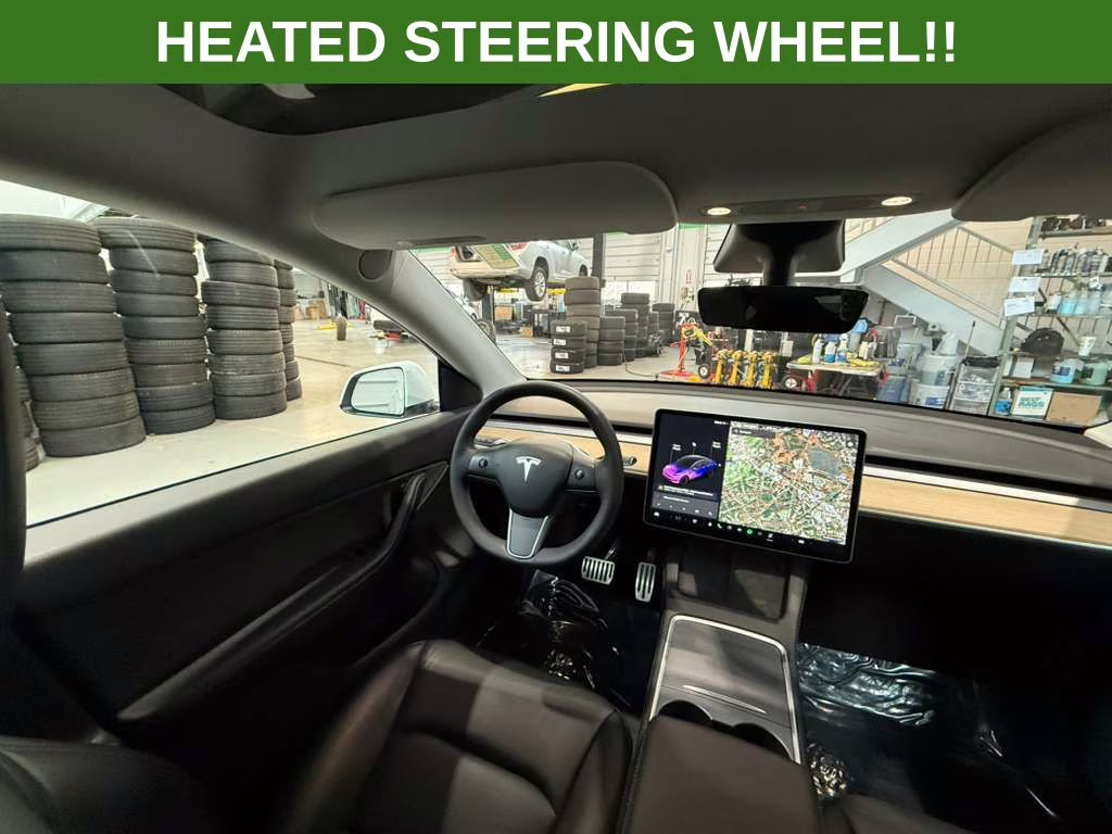 2021 White Tesla Model Y Long Range AWD SUV