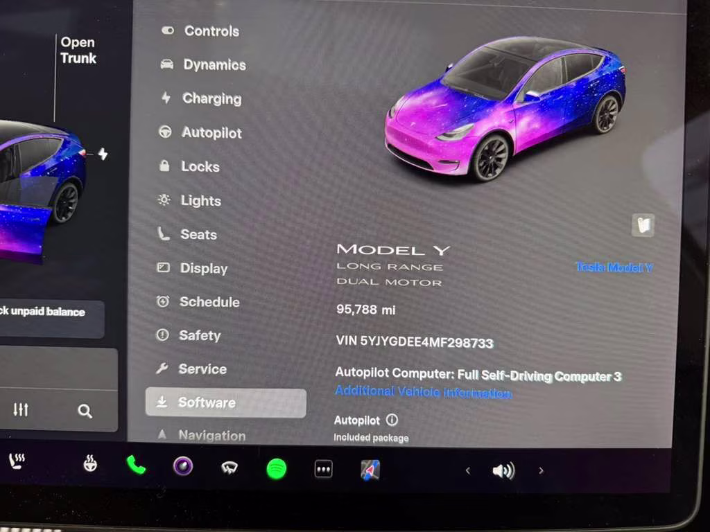 2021 White Tesla Model Y Long Range AWD SUV