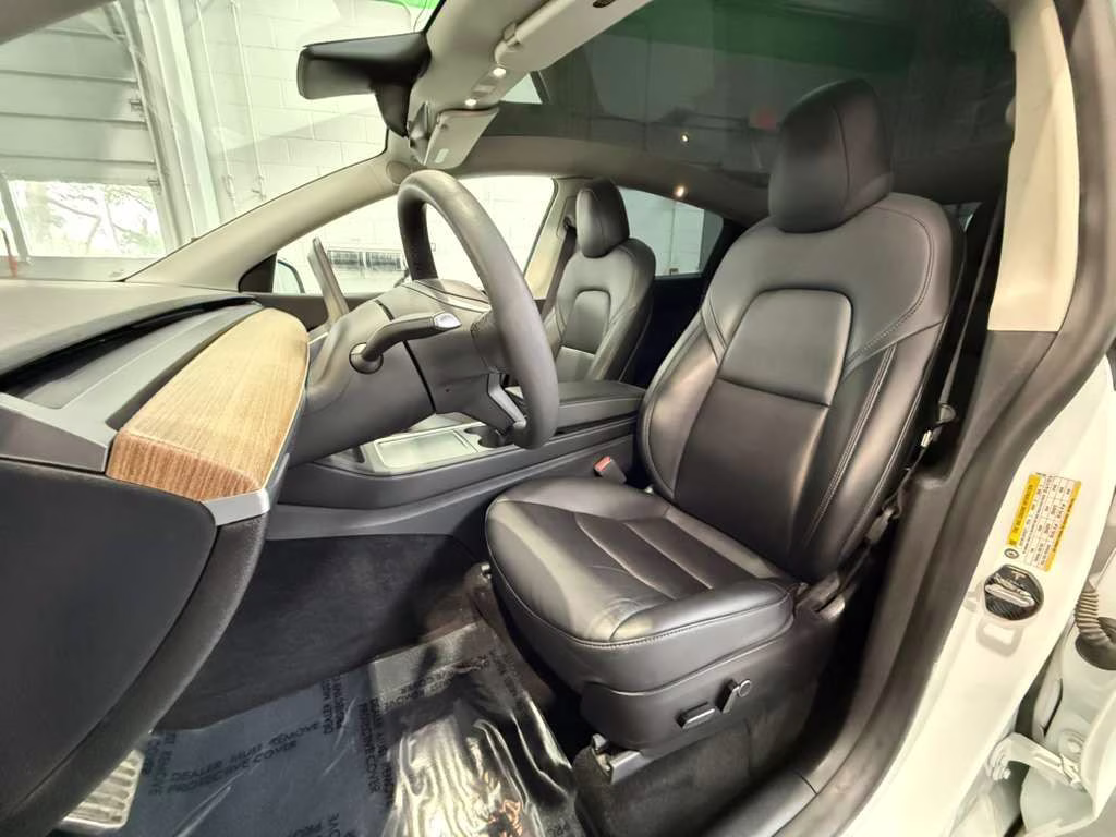 2021 White Tesla Model Y Long Range AWD SUV