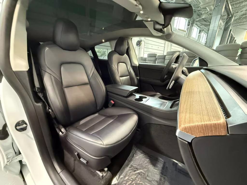 2021 White Tesla Model Y Long Range AWD SUV