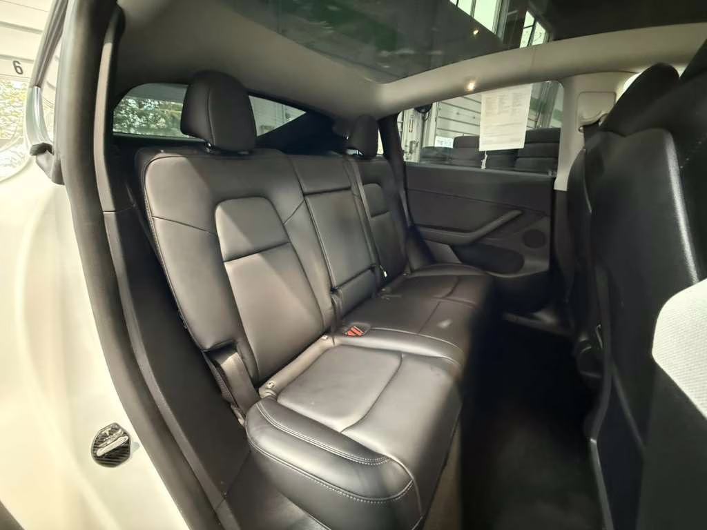 2021 White Tesla Model Y Long Range AWD SUV