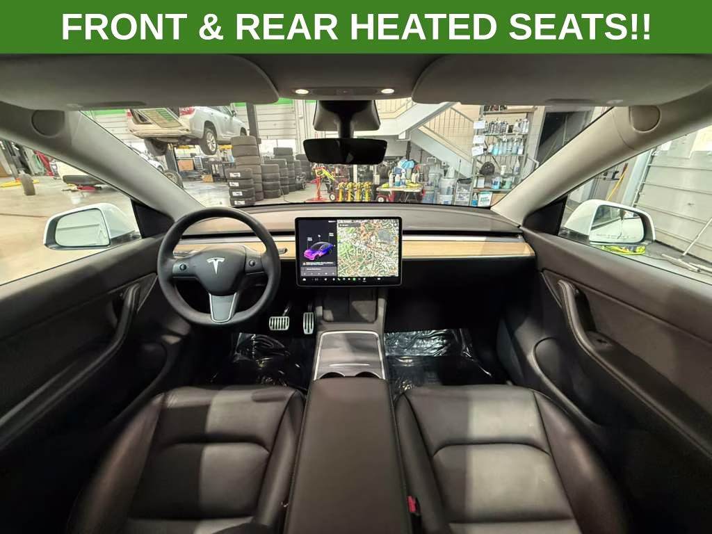 2021 White Tesla Model Y Long Range AWD SUV