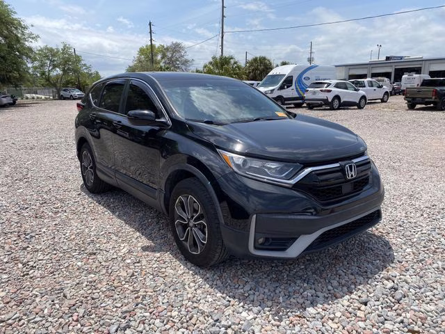 2021 Black Honda CR-V EX AWD SUV