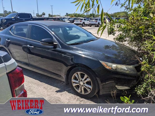 2013 Ebony Black Kia Optima EX FWD Sedan