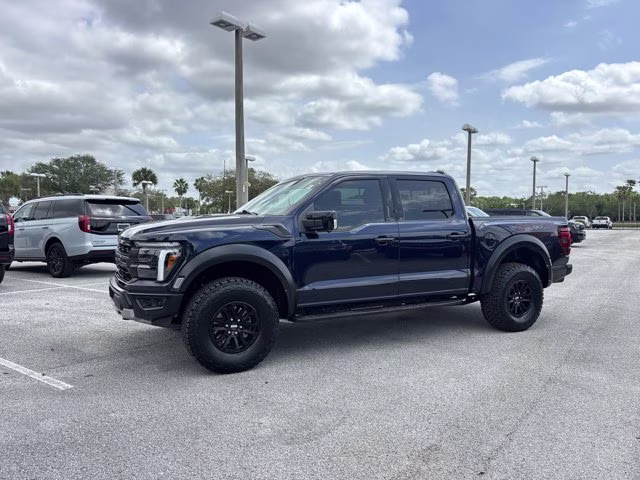 2024 Blue Metallic Ford F-150 Raptor 4X4 Truck
