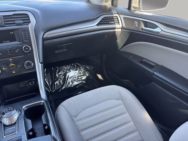 2017 White Gold Ford Fusion S FWD Sedan