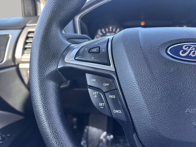 2017 White Gold Ford Fusion S FWD Sedan