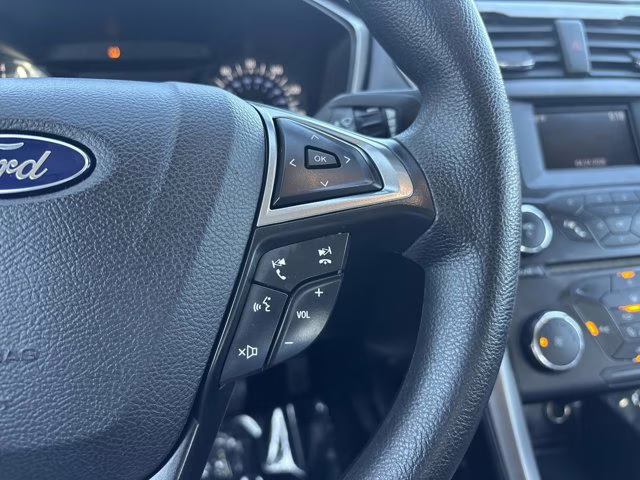 2017 White Gold Ford Fusion S FWD Sedan