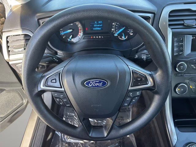 2017 White Gold Ford Fusion S FWD Sedan