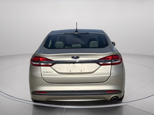 2017 White Gold Ford Fusion S FWD Sedan