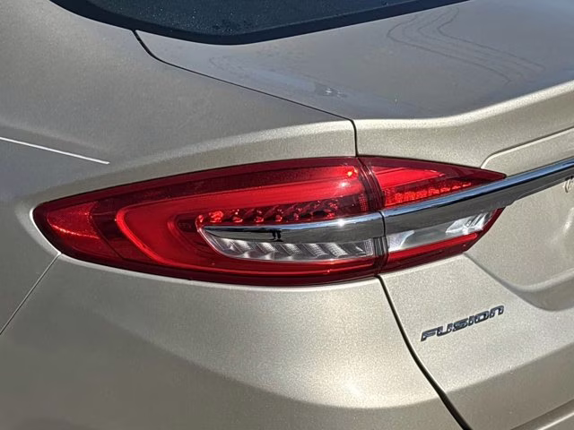 2017 White Gold Ford Fusion S FWD Sedan