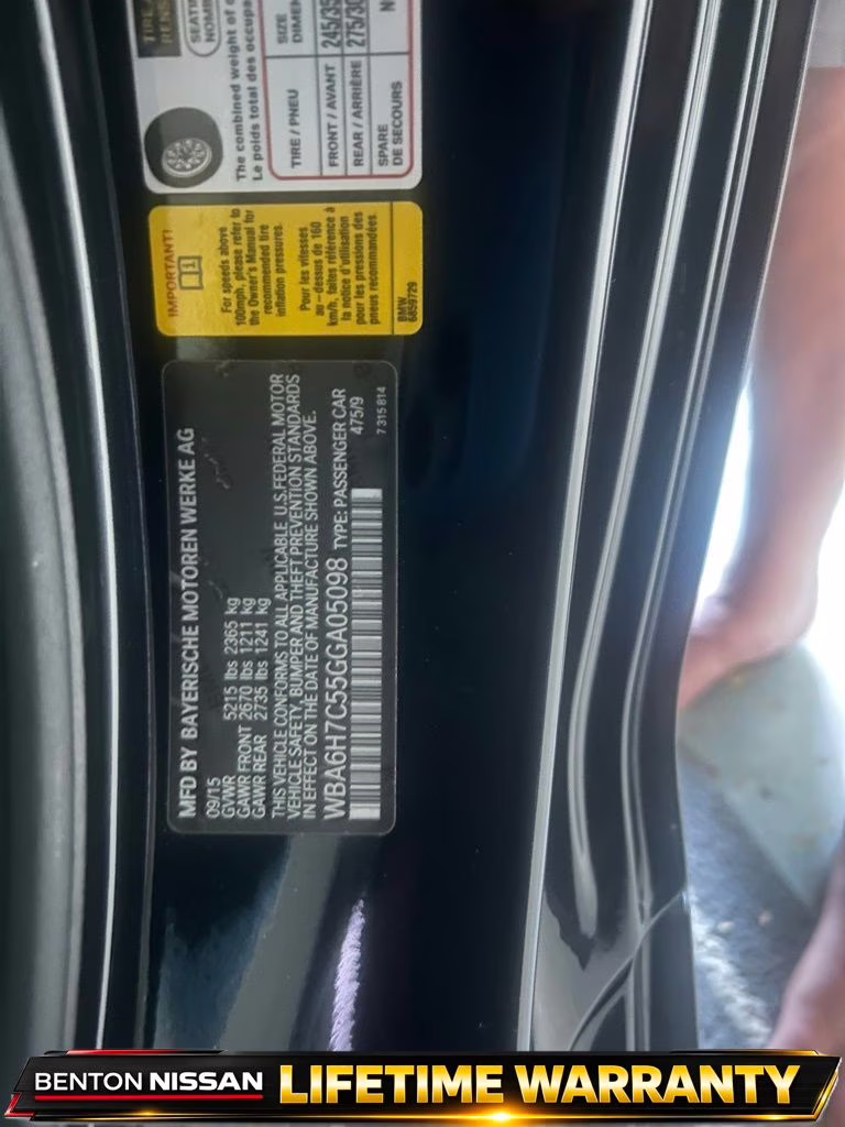 2016 Black Sapphire Metallic BMW 6 Series 650i xDrive AWD Coupe