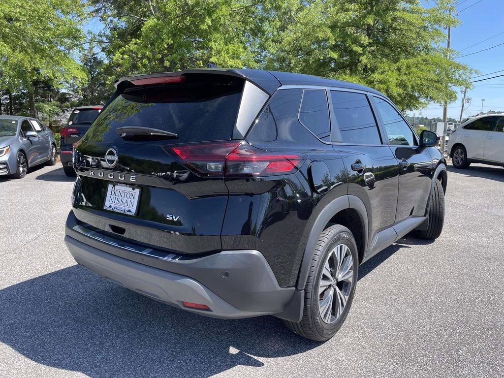 2022 Super Black Nissan Rogue SV FWD SUV