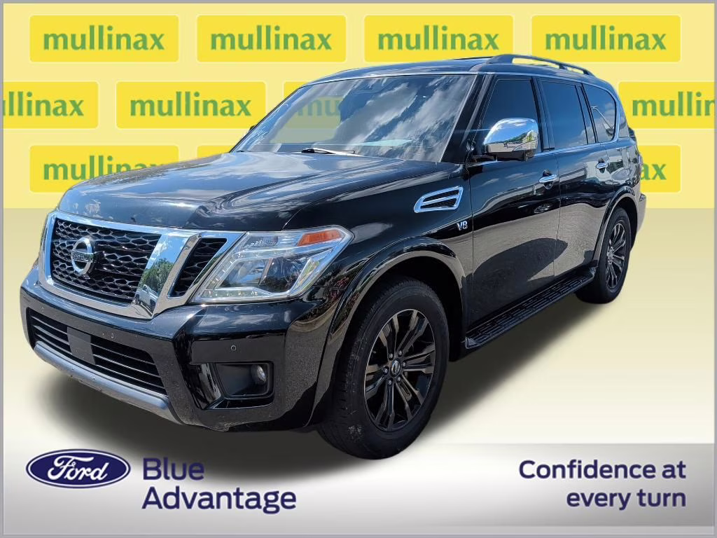 2019 Super Black Nissan Armada Platinum RWD SUV