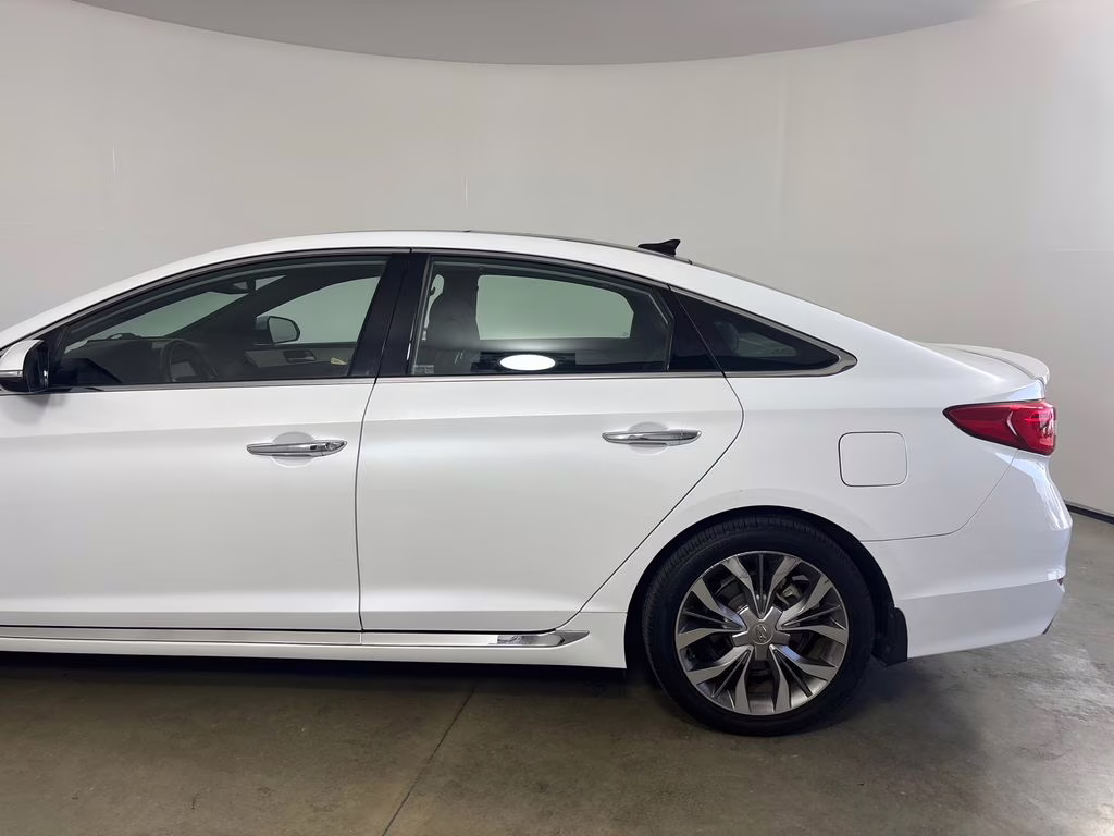 2015 Quartz White Pearl Hyundai Sonata Limited FWD Sedan