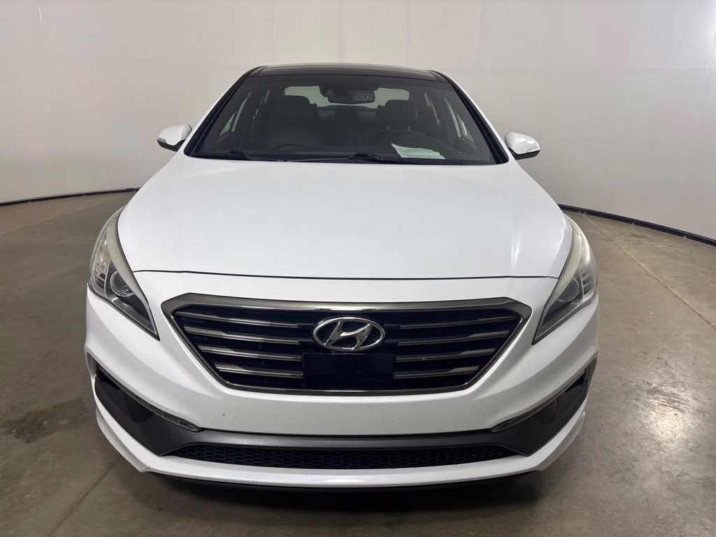 2015 Quartz White Pearl Hyundai Sonata Limited FWD Sedan