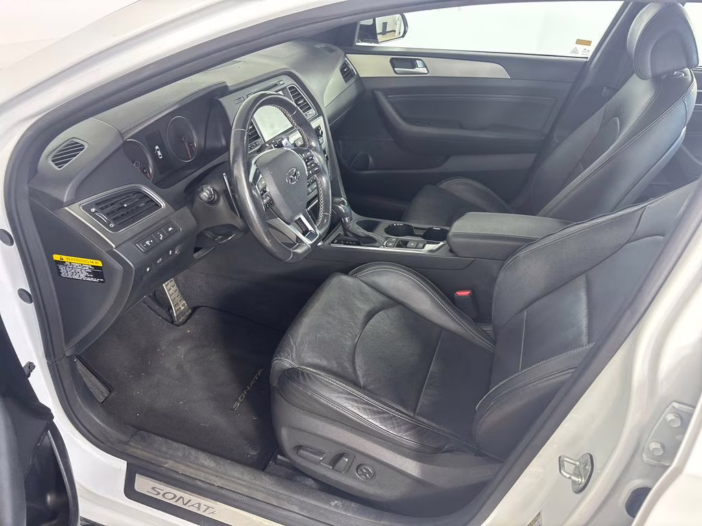 2015 Quartz White Pearl Hyundai Sonata Limited FWD Sedan