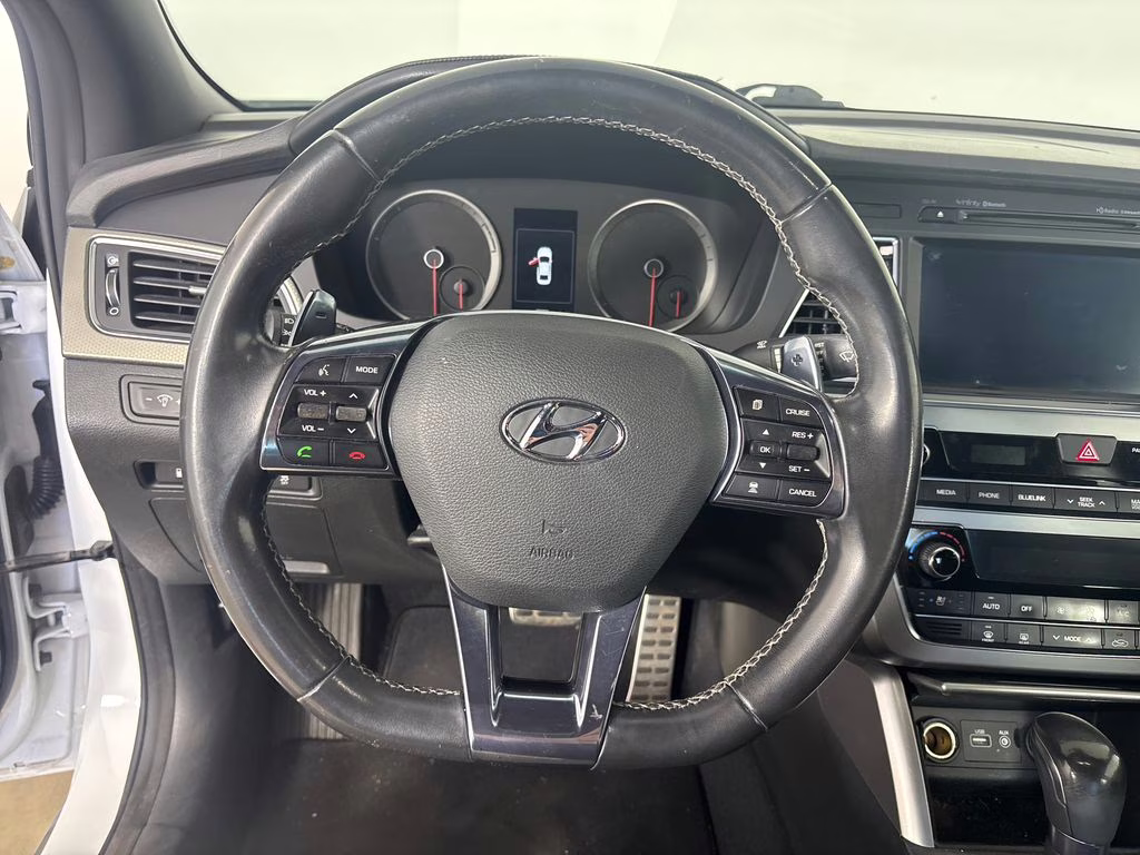 2015 Quartz White Pearl Hyundai Sonata Limited FWD Sedan