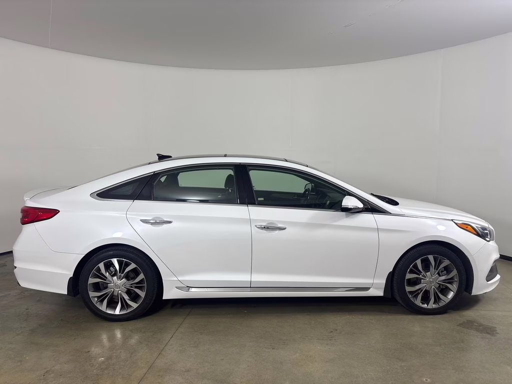 2015 Quartz White Pearl Hyundai Sonata Limited FWD Sedan