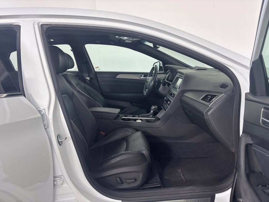 2015 Quartz White Pearl Hyundai Sonata Limited FWD Sedan