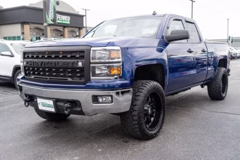 2014 Blue Topaz Metallic Chevrolet Silverado 1500 LT 4X4 Truck