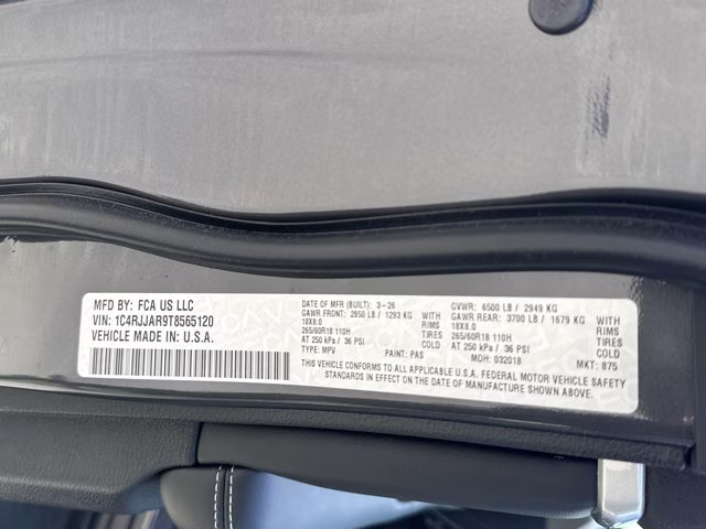 2026 Baltic Gray Metallic Clearcoat Jeep Grand Cherokee L Laredo Altitude RWD SUV