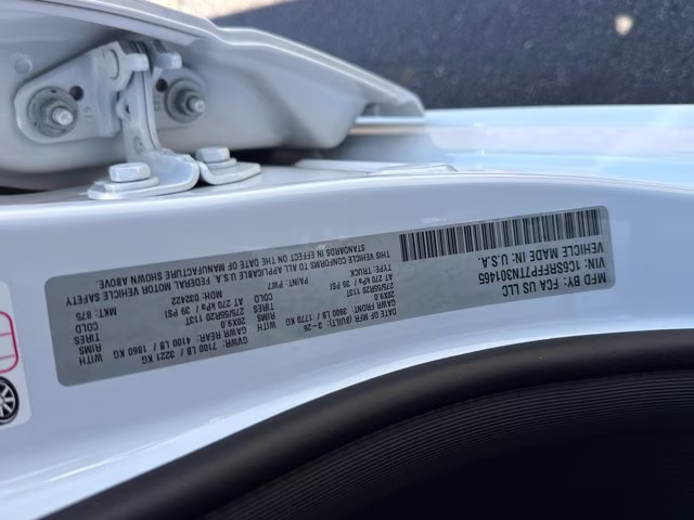 2026 Bright White Clearcoat Ram 1500 Big Horn 4X4 Truck