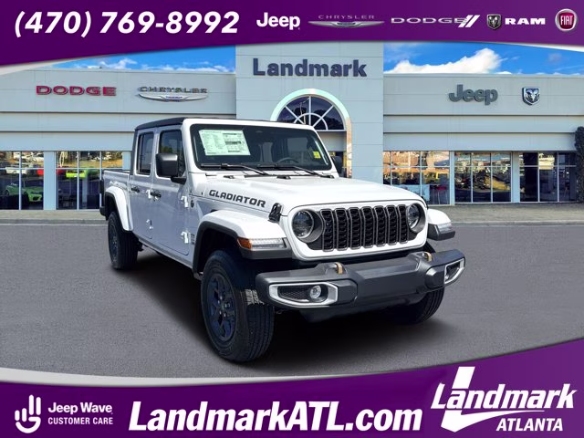 2026 Bright White Clearcoat Jeep Gladiator 85th Anniversary Edition 4X4 Truck
