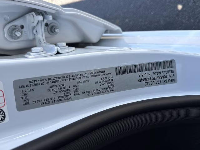 2026 Bright White Clearcoat Ram 1500 Big Horn 4X4 Truck