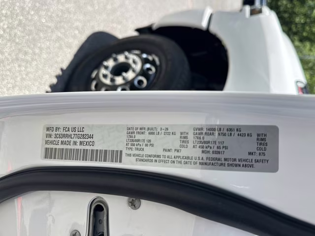 2026 Bright White Clearcoat Ram 3500 Big Horn 4X4 Truck