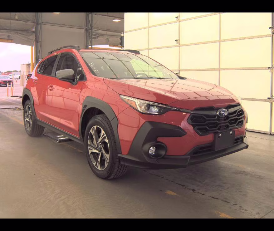 2024 Pure Red Subaru Crosstrek Premium AWD SUV