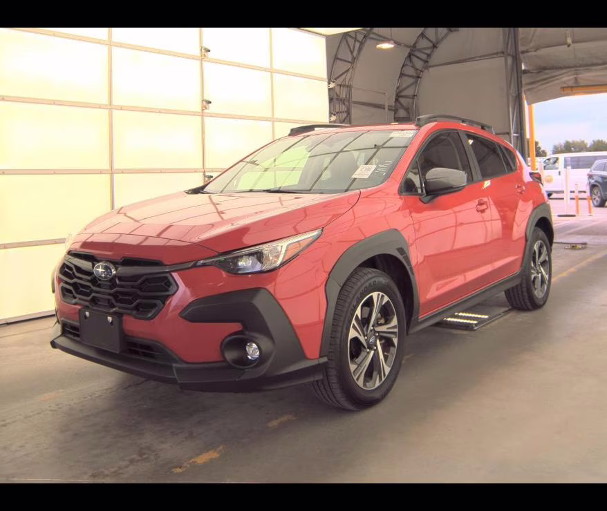 2024 Pure Red Subaru Crosstrek Premium AWD SUV