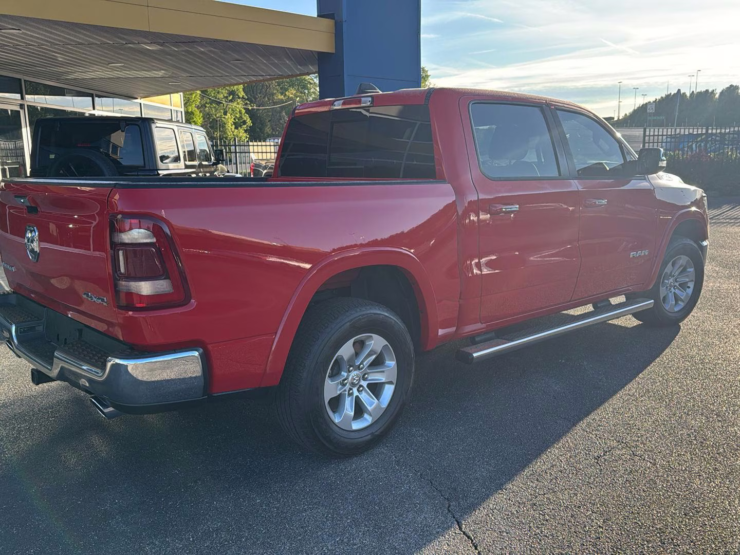 2022 Flame Red Clearcoat Ram 1500 Laramie 4X4 Truck