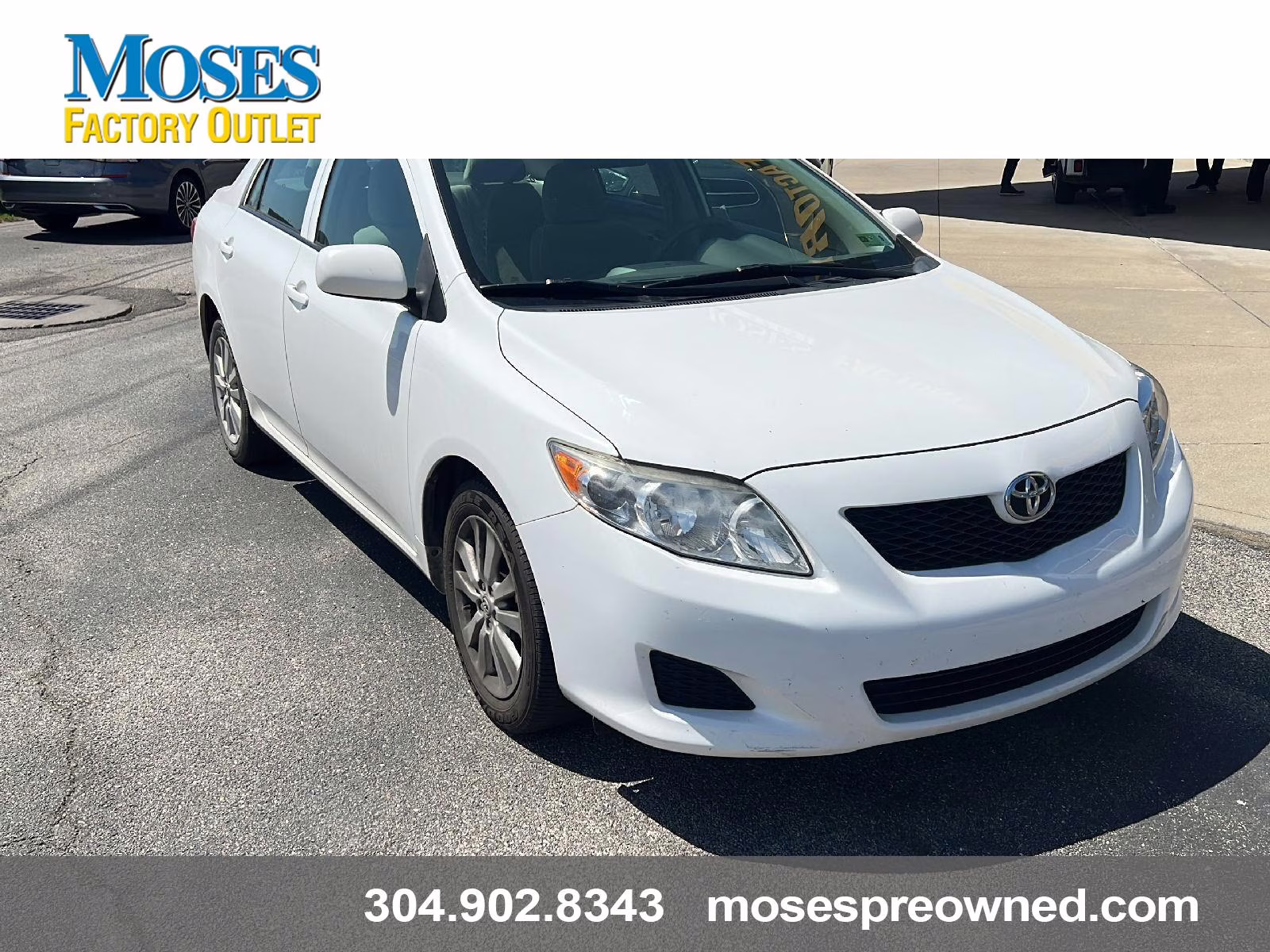 2010 Super White Toyota Corolla SEDAN FWD Sedan