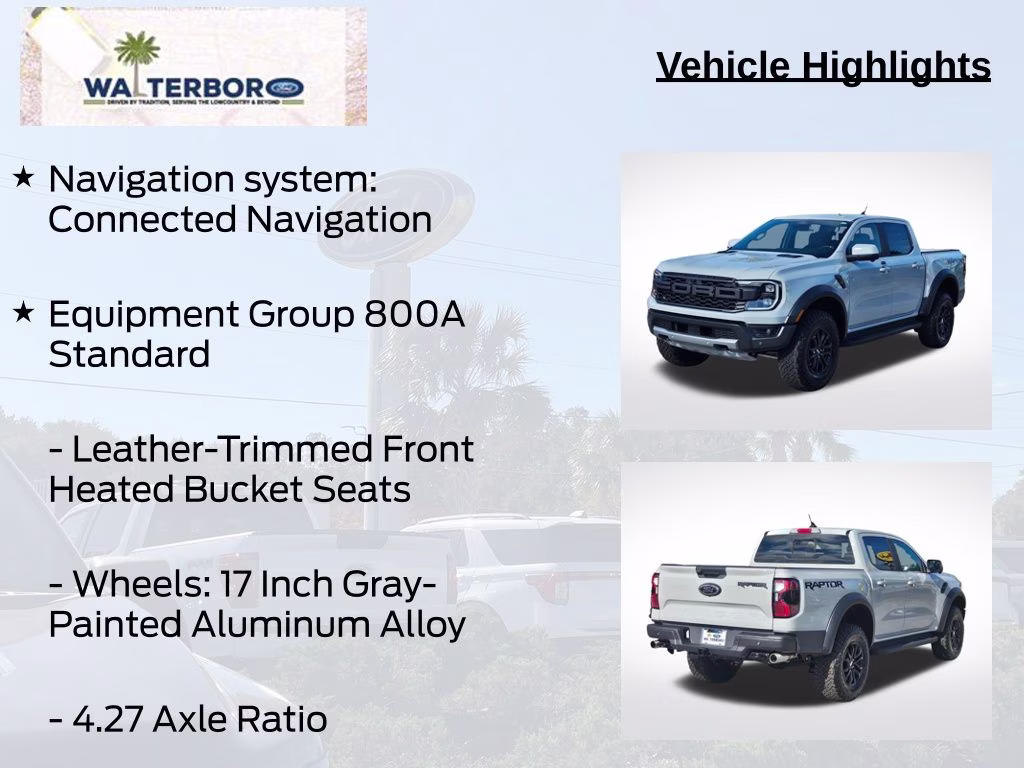 2026 Avalanche Ford Ranger Raptor 4X4 Truck