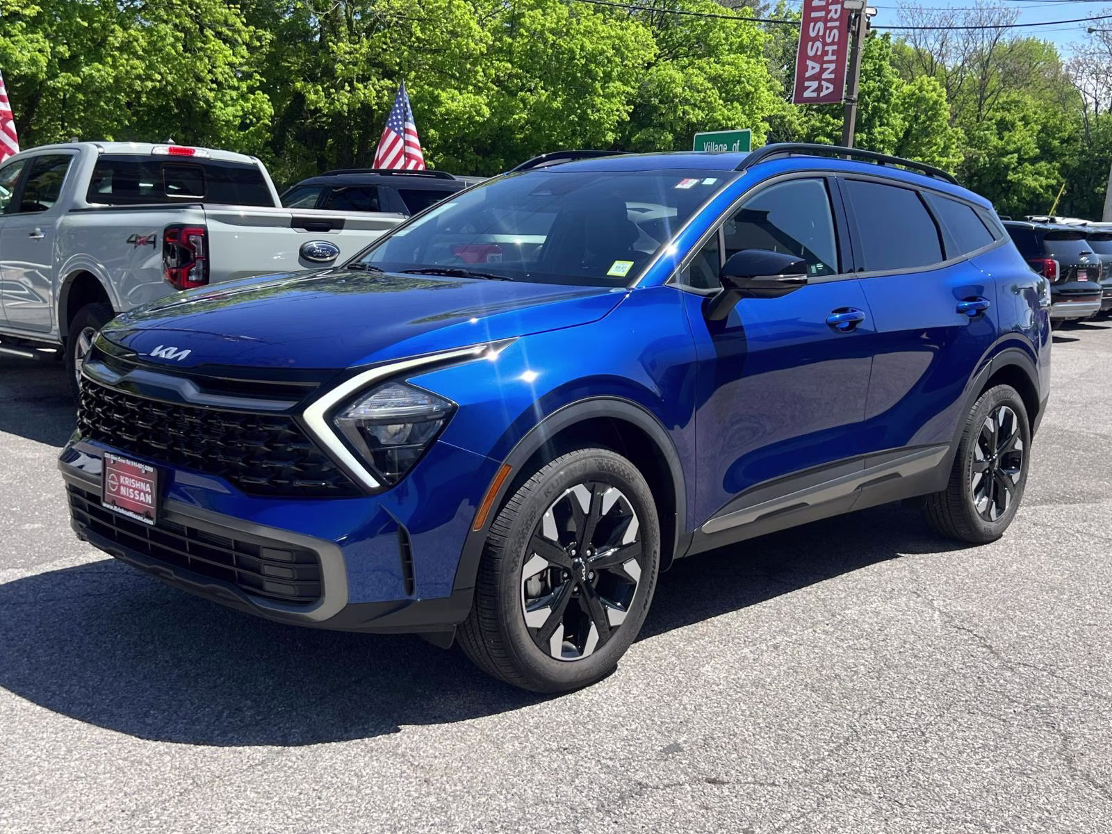 2023 Blue Kia Sportage X-Line AWD AWD SUV
